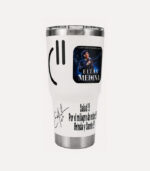 Vaso Térmico 30oz Blanco Sonrisa Chueca y Firma - Image 2