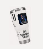 Vaso Térmico 30oz Blanco Sonrisa Chueca y Firma - Image 4