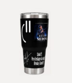 Vaso Térmico 30oz Negro Sonrisa Chueca y Firma - Image 2